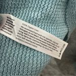 Eileen Fisher  Organic Linen Baby Blue Open-Front Cardigan Sweater Photo 7