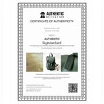 Coach  Bottle Green Leather Weekend Backpack Large Daypack 9943 USA COA Photo 1