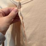 Forever 21  Pale Pink Cropped Snap Ribbed Knit Cardigan Size Small Photo 4