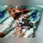 Midnight Bakery 100% Rayon Sleepwear Floret‎ Cami Pajama One Piece Size L. Green Size L Photo 2