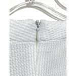 Miholl Waffle Knit Blouse Womens XL Lace Balloon Sleeves Eyelet Angelcore Boho White Photo 3