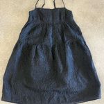 Club Monaco  Black Textured Mini Dress Photo 2