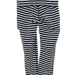 Athleta  Chaturanga Striped Capri Leggings Stripe Black & White Size XXS NWT Photo 5