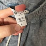 Athleta Woman Size 10 Blue Cabo 100% Linen Jogger Pants Photo 1