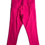 Zyia Light N Tight Crop  Capri Legging Hot Pink Photo 1