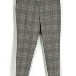 Kate Spade Women's Plaid Houndstooth Wool Blend Tapered Dress Pants brown Size 2 Photo 0