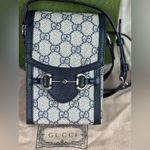 Gucci GG 1955 supreme monogram horse bit Crossbody bag made in Italy Photo 3