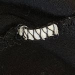 Fabletics  Black Brooke Knotted Waist Jersey Knit Dress Size Small Athleisure Photo 6