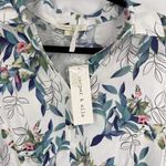 Cooper and Ella NWT Womens Tropical Sleeveless Pleated Top Multi-Color Size Medium Photo 7