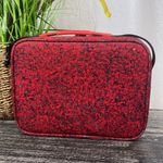 Nike Red & Black Zip Close Hard Shell Square Insulated Strap Bag Photo 1