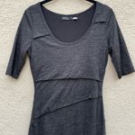 prAna Charcoal Abilene Tiered knit Dress XS Photo 1