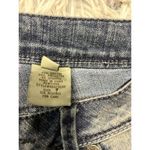 Paris Blues  Demin Jeans Size 7 Blue Pant Cut‎ Back Pocket Lucky Design Stitching Photo 3