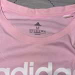 Adidas  Light Pink Tee with White Logo Photo 3
