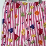 Nick & Nora  Striped Fruit Print Cotton Pajama Pants Photo 7