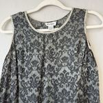 Raaga Vintage Embossed Geometric Blouse Tank Goth Whimsigoth Boho Fairy Small Black Photo 1