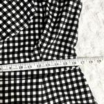 NEW Rachel Rachel Roy Black White Gingham Ruffle One Shoulder Classic Dress XL Photo 8