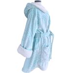 Victoria's Secret Pink The Cozy Soft Short Sherpa Robe Green Aqua M/L Soft Girl Photo 2