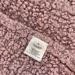Hippie Rose Dusty Rose Pink Plush Pocket Open Hoodie Cardigan Sweater Size XS Photo 3