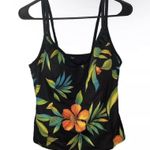 MiracleSuit Malibu Tankini Swim Top Tropical Tagged Size 16W Fits Medium Large Photo 2