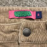 Zumiez Empyre Women’s Empyre Tori Crop 90s Khaki Corduroy Skate Pants Size 2 Photo 2