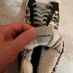 P448 Star High Top Faux Fur Platform Sneakers in Cowprint Photo 9