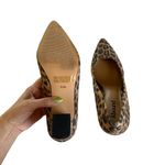 Abound  Audry Beige Leopard Print Block Heel Pointed Toe Pumps Size 6.5 Photo 5