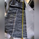 Athleta  WOMENS DRESS SMALL STRAPS LINES BLACK AND GRAY Photo 5