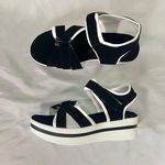 Black Coquette Bow Strap Fabric Lightweight Athleisure Outdoors Sandals US 6 Photo 5