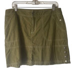 Title Nine  Women's Size 12 Green Cargo Outdoor Hiking‎ Mini Skirt Photo 0