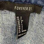 Forever 21 Mini Jean Zipper Skirt Size S Photo 2