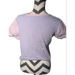 Ponyo XL Women's Lavender Pink Color Block Graphic T Photo 3