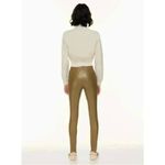 Wilfred Aritzia High Waisted Vegan Leather Charm
Pants Size 0 Brown Stylish Photo 1