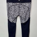 Lululemon Pace Pusher High Rise Crop Leggings Black Animal Print Reflective 8 Photo 4