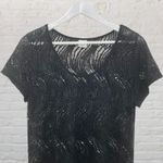 Alexa & Stella Black Crochet Mesh Swim Cover Photo 5