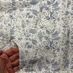 Mario Serrani Comfort Stretch Cuff Capri Pants Toile Print Blue/White Size XL Photo 6