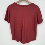 Pink republic  Women's Waffle Knit Tie Front Button Down Top Size L Photo 6