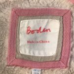 Boden Sherpa lined leopard print jacket with hoodie size 8 Gray Photo 9