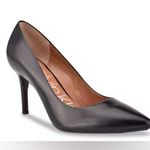 Calvin Klein Gayle Pump High Heels Shoes in Black Leather 10 Photo 0