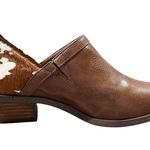 Yellow Box NEW Laynee Leather Cow Hair Shooties Ankle Boooties Brown Size 7.5 Photo 5
