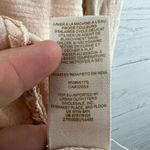 Free People  Cream Fringe Sleeve Scoop Neck Top Size XS Photo 8