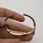 Stella & Dot ‎ Resilience Cuff bracelet rose gold pave Bangle Vintage Photo 8