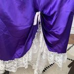 Vintage 80s Zum Zum Purple Little Bo Peep Prom Dress M 8 10 Photo 8