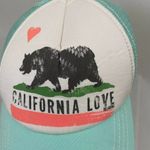 Billabong Hat Women’s California Love Trucker Aqua Snapback Cap Heart B… Photo 3