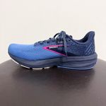 Brooks  Launch 10 Peacock Marina Blue Pink Glo Lace Up Running Shoes 9 B Womens Photo 2