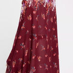 Free People Free People Bali Wrapped In Blooms Shawl Kimono Wrap Berry Combo One Size Photo 0