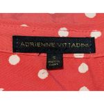 Adrienne Vittadini  Blouse Peach Polka Dot Women’s Size S Photo 4