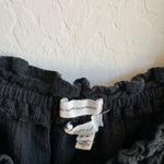 Aerie gauze style mini dress size medium in black Photo 1