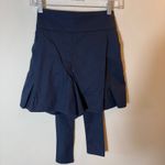 J.Crew  Tie Waist Shorts‎ Navy Blue High Rise Cotton Size 2 Career Casual Photo 5
