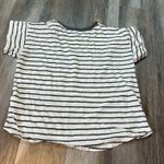 Madewell  Whisper Cotton Rib-Crewneck Tee in Malvera Stripe Photo 4