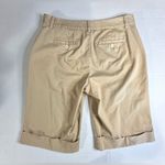 Ralph Lauren L-RL Lauren Active Ralph‎ Lauren Bermuda Shorts Women’s Off Beige Cuff Hem Sz 2 Photo 6